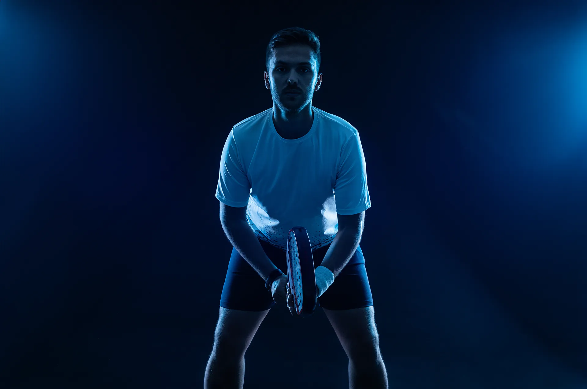 Padel stance man